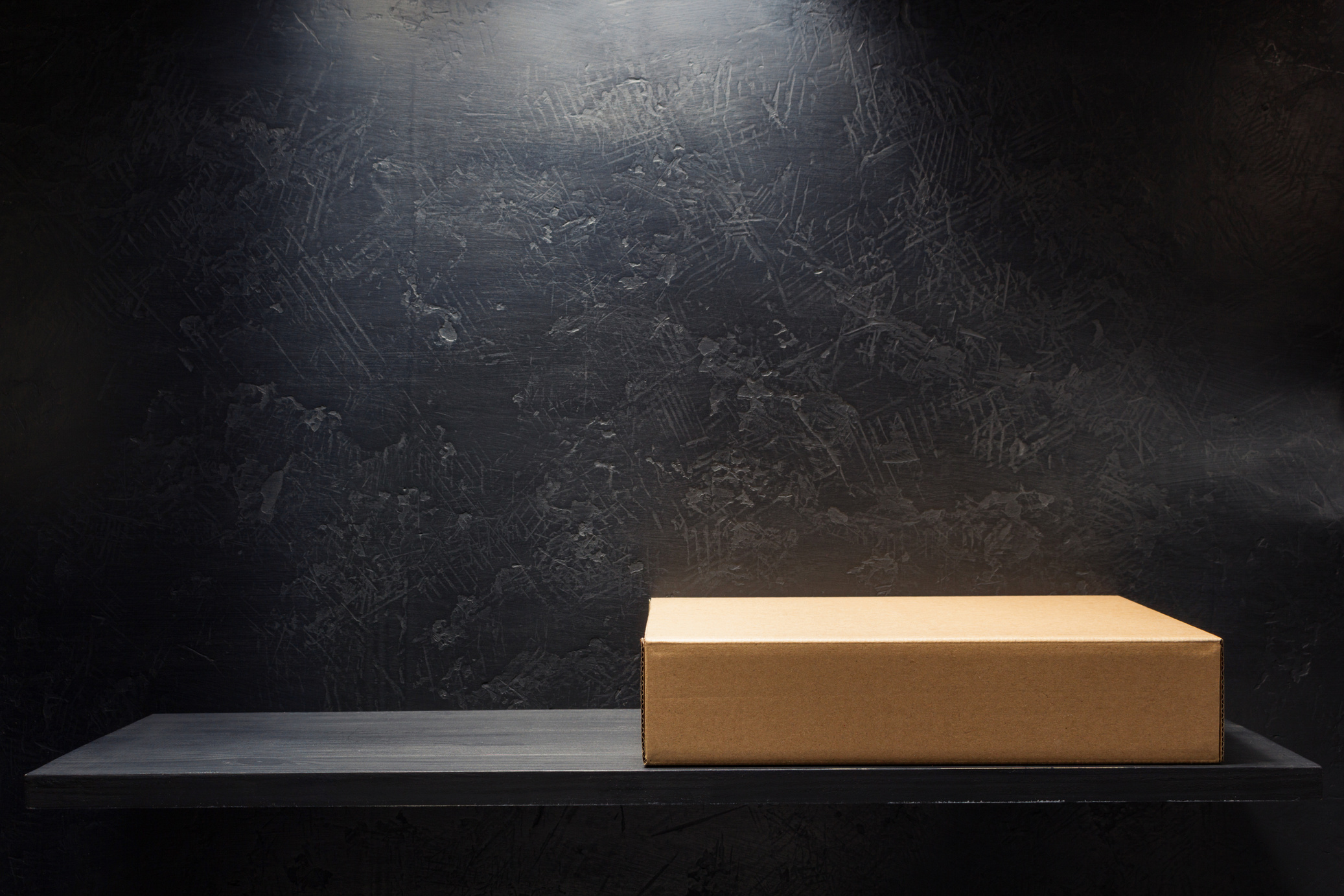 сardboard box on background
